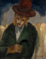 Young Boy with Umbrella