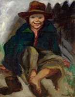 Portrait of a Barefoot Boy