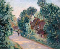 La route des Chintres à Jouy