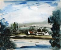 Château on the Banks of the River