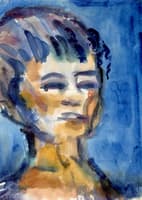 Boy's Head Facing Right