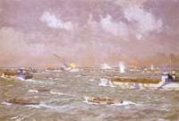 D-Day: Landing Craft Going in to the Beaches, 6 June 1944