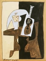 Small Table with Mandolin