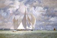 HMY 'Britannia' Racing the Yacht 'Westward' in the Solent, 1935