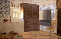 Interior of Burns Cottage