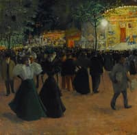 La fête foraine, Place Pigalle
