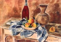 Still Life with Bowl of Fruit