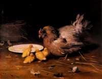 Hen with Chickens
