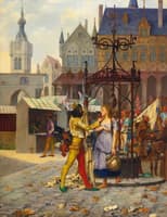 Flirtation in the Town Square