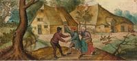 Peasants Greeting One Another