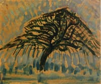 Study for Blue Apple Tree Series