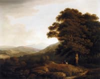 A Landscape Looking North from the Lower Slopes of Snowdon