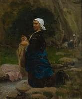 A Breton Laundress