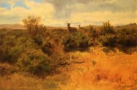 Stag and Doe in a Landscape