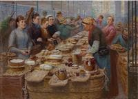 Cream and Cheese Merchants of Les Halles