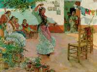 Gitanas en el Patio