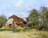 La faucher prÃ¨s de la ferme