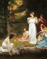 Joyous summer, pleasant it was when the woods were green