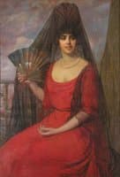 Mujer con Mantilla