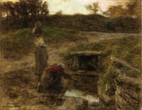 Woman at a Fountain