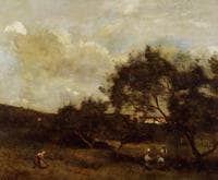 Peasants near a Village