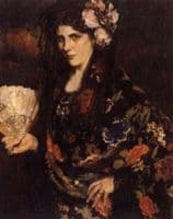 Mujer con Abanico