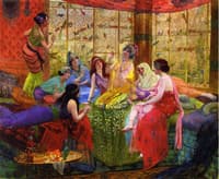 Harem Girls in an Aviary