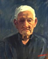 Portrait of old