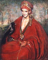 Arabe con Pajaro Harun