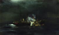 The Rescue from the Collision of Two Passenger Ships