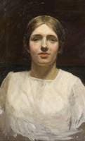 Woman in a Square-Necked Blouse