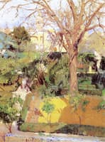 Gardens of the Alcázar of Seville in Wintertime