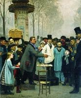 A Newspaper Seller in Paris