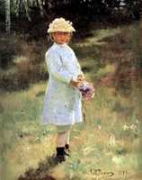 Girl with Flowers
