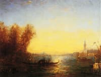Gondolas on the Lagoon, Veniice