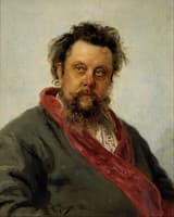 Portrait of Composer Modest Musorgsky