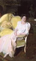 Clotilde Sitting on the Sofa