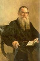 Portrait of Leo Tolstoy.