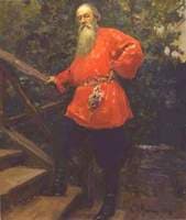 Portrait of Art Critic Vladimir Stasov at the Dacha
