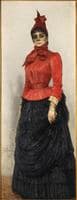 Portrait of Baroness Varvara Ikskul von Hildenbandt.