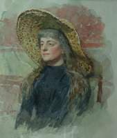Portrait of Elizaveta Zvantseva
