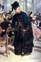Lady with a Chair