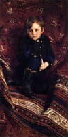 Portrait of Yuri Repin, the Artist's Son