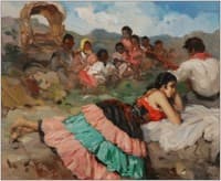Gitanas descansando