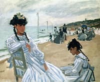 On the Beach at Trouville
