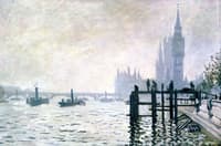 The Thames below Westminster