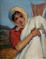 Mujer con Sabana