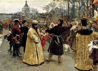 The Arrival of Princes Piotr and Ioann