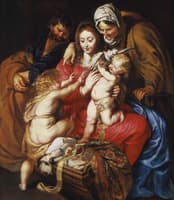 The Holy Family with Saint Elizabeth, Saint John and a Dove