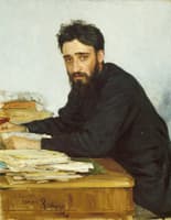 Portrait of Writer Vsevolod Garshin